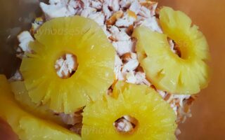 салат ананасы яблоки курица куриное филе куриная грудка вкусный салат с консервированными ананасами