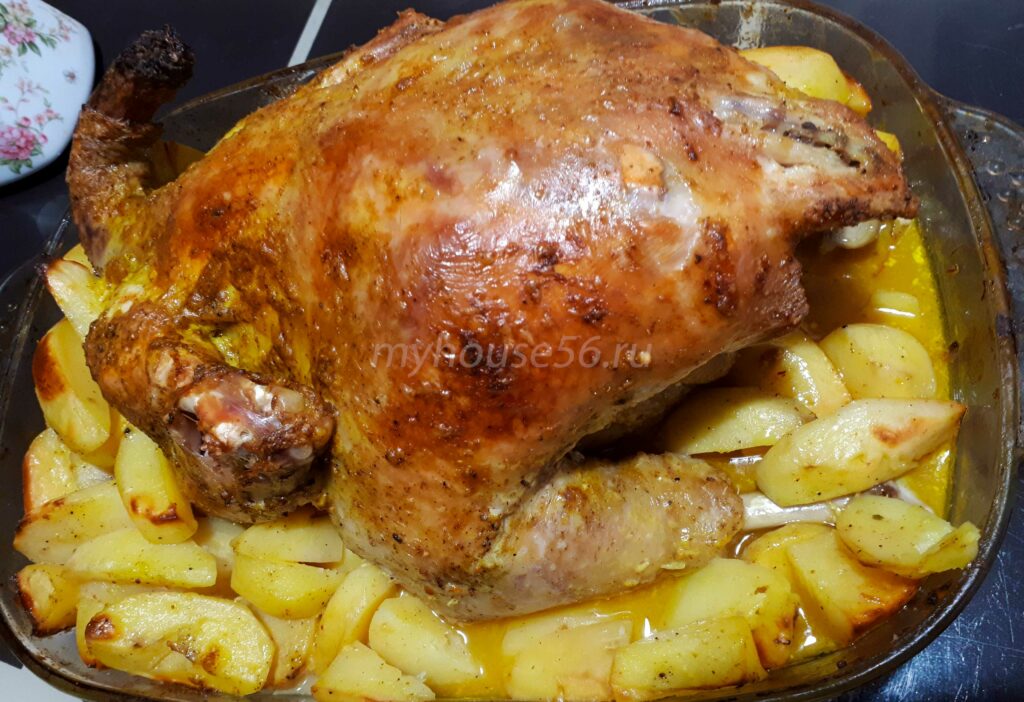 Любимый маринад (заправка) для курицы и гуся в духовке